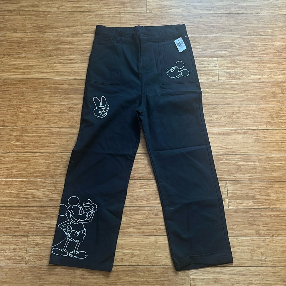 NWT Disney Girls Black Pants Size 13